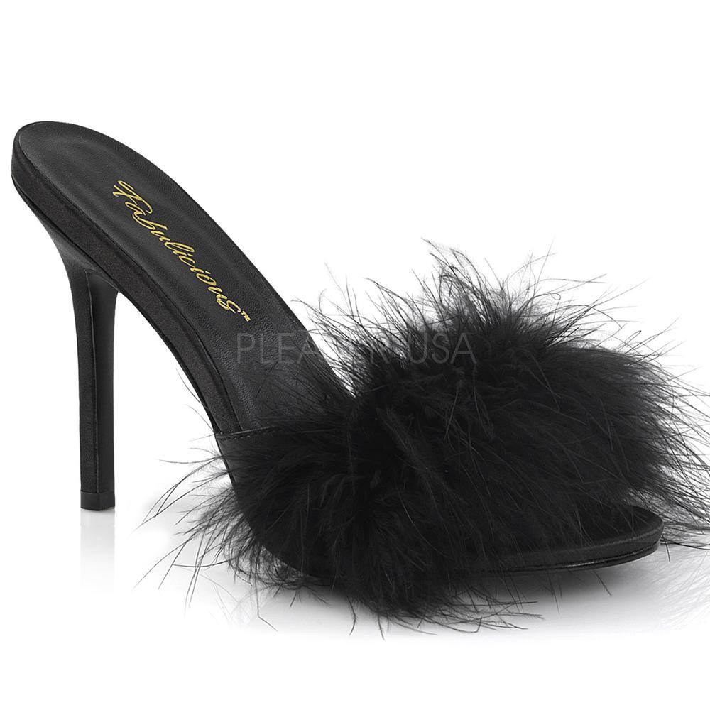 Fabulicious - CLASSIQUE01F Mules with heel - Black Product image